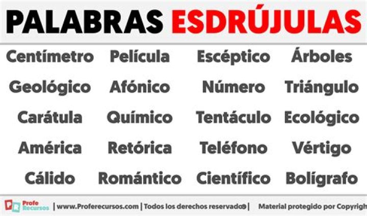 ¿Qué es esdrújulas y ejemplos