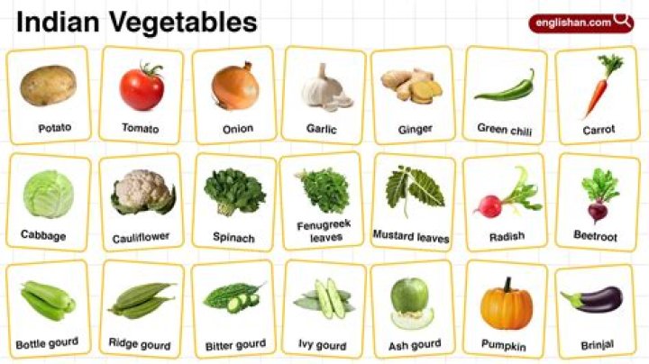 What are common Indian vegetables