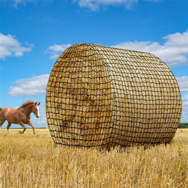 What are hay nets made out of