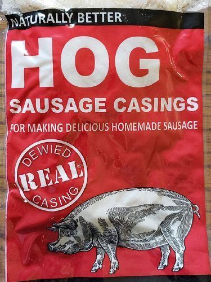What are pork casings made of