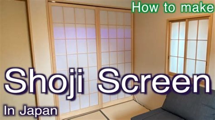 What are shoji screens made of