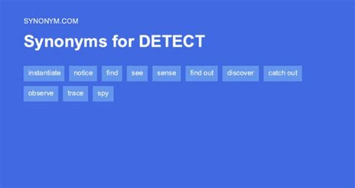What are some antonyms for detect