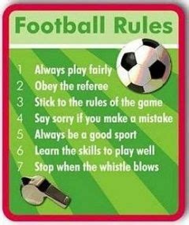 What are some rules for soccer