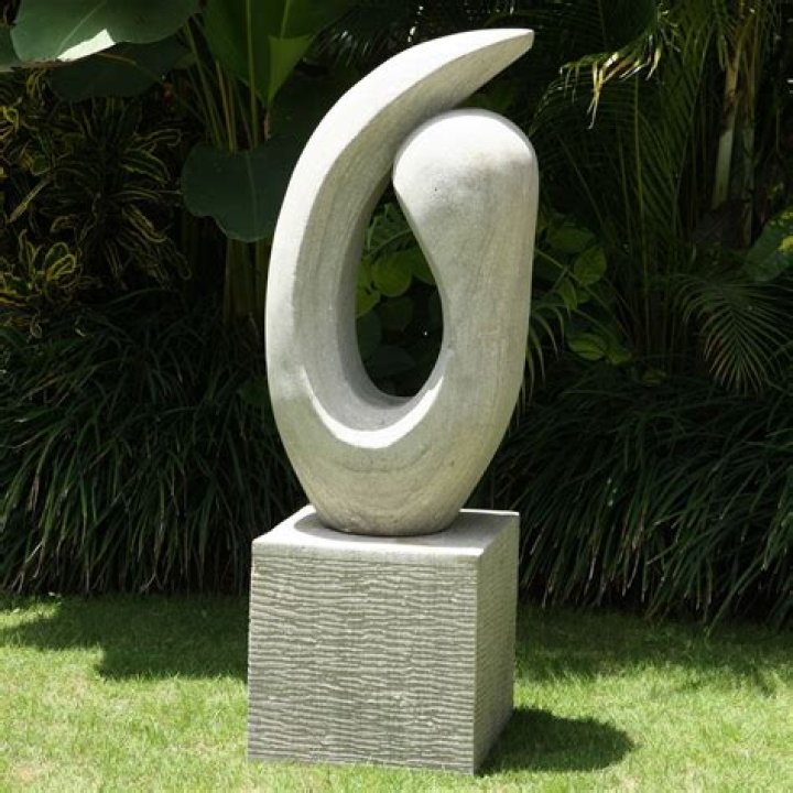 What are stone statues made of