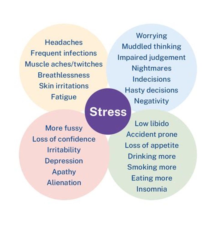 What are symptoms of acute stress