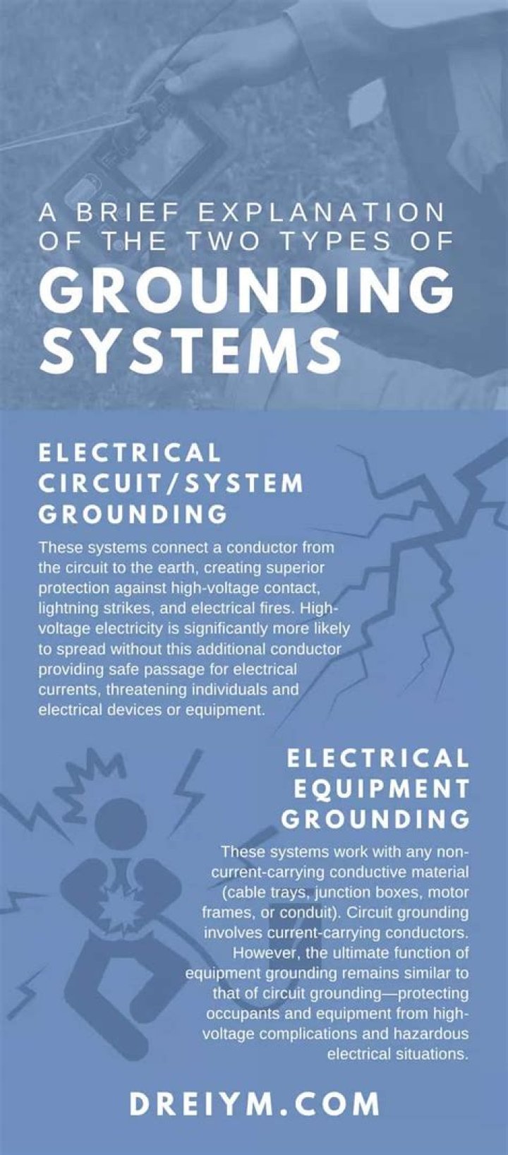 What are the 2 types of grounding