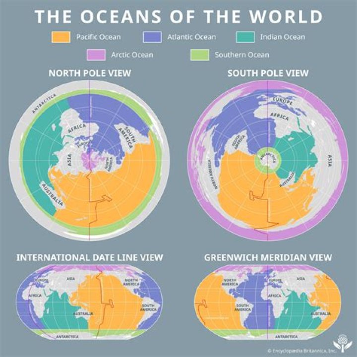 What are the main ocean zones
