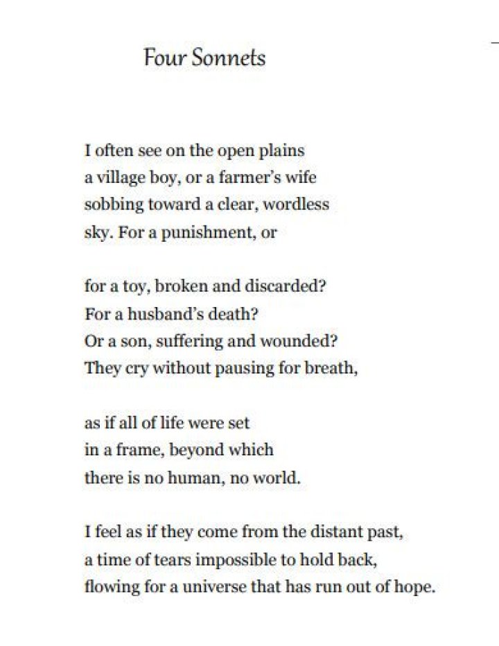 What are the rules for a sonnet poem