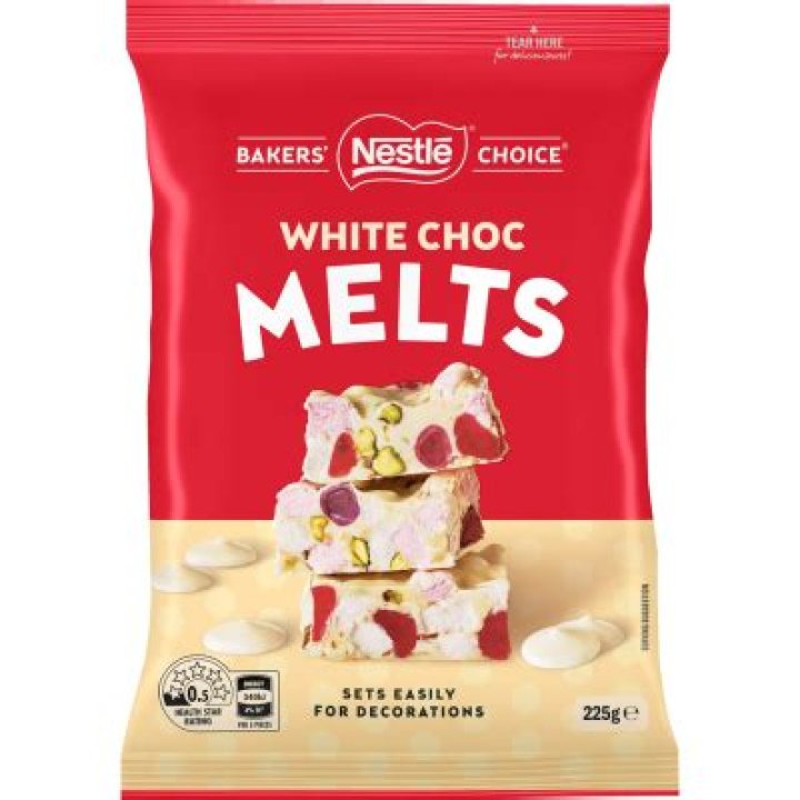 What are white chocolate melts