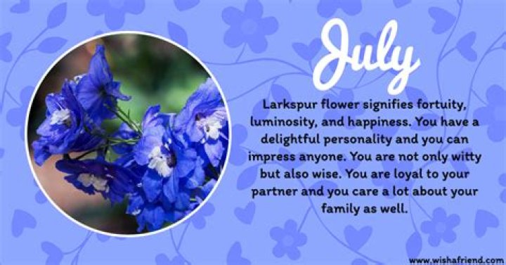 What being born in July means