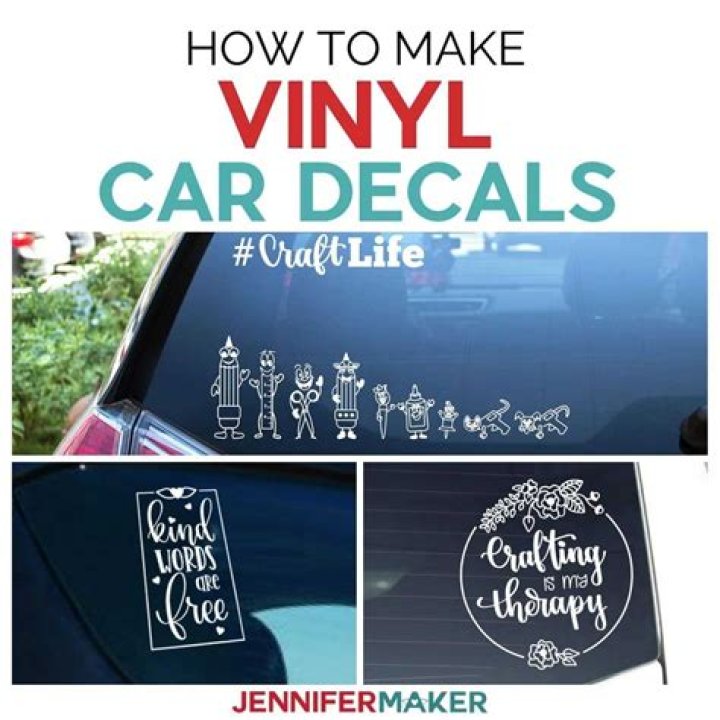 What can I put vinyl decals on