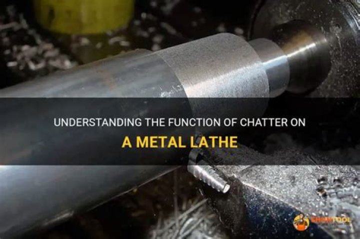 What causes chatter on a lathe