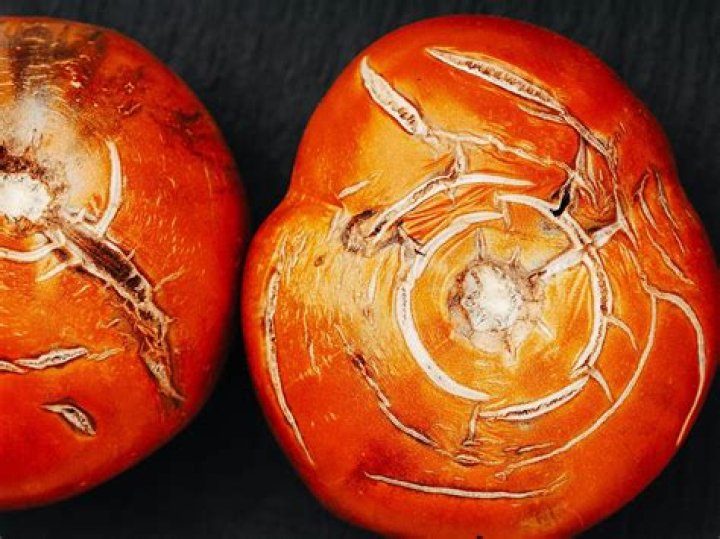 What causes cracks on tomatoes