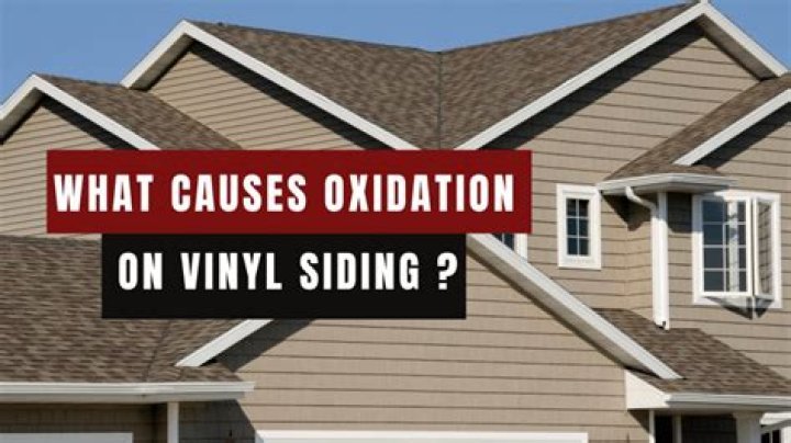 What causes oxidation on vinyl
