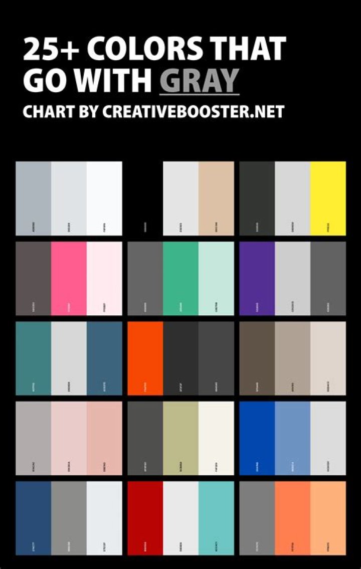 What color does GREY go well with