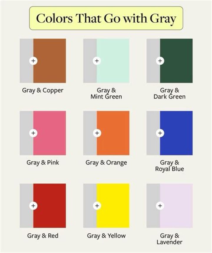 What color goes with gray trim