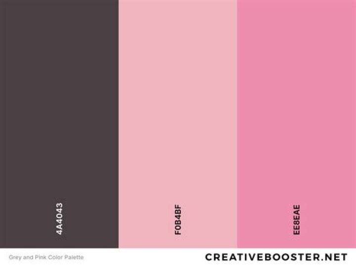 What color goes with rose pink