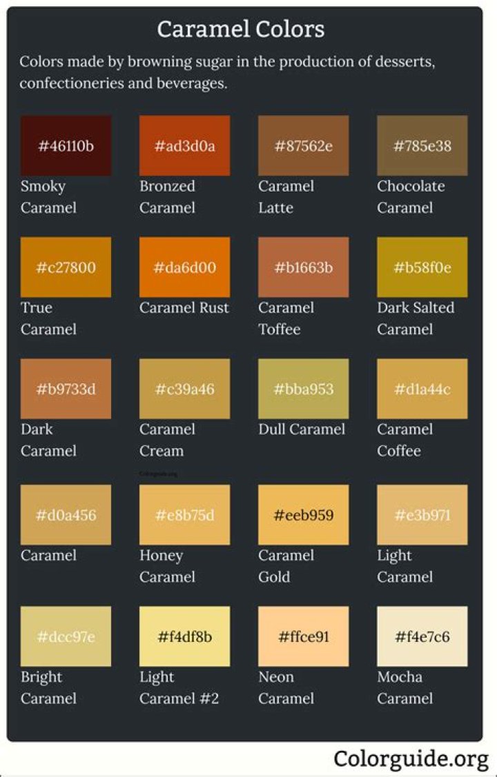 What color makes caramel color