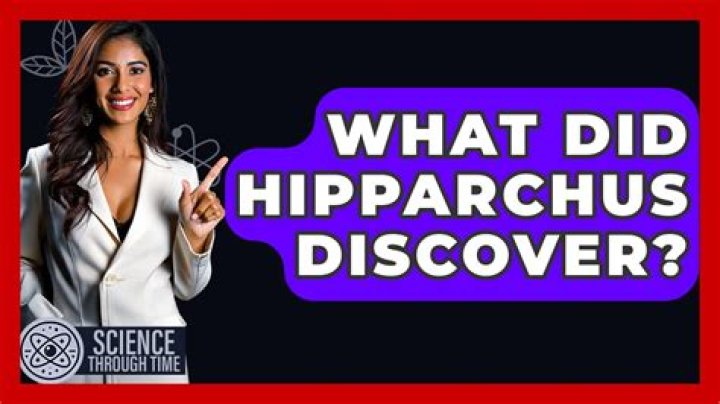 What did Hipparchus accomplish