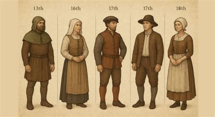 What did people wear in 1100s