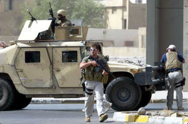What do contractors do in Iraq