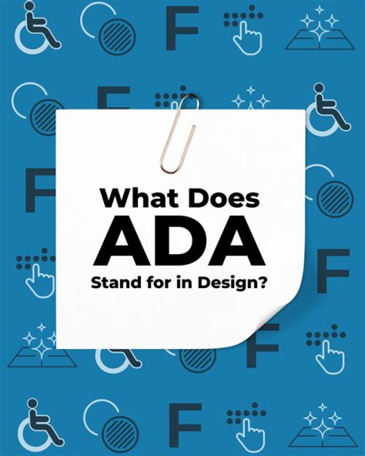 What does ADA stand for in design