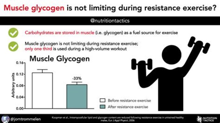What does glycogen do for muscles