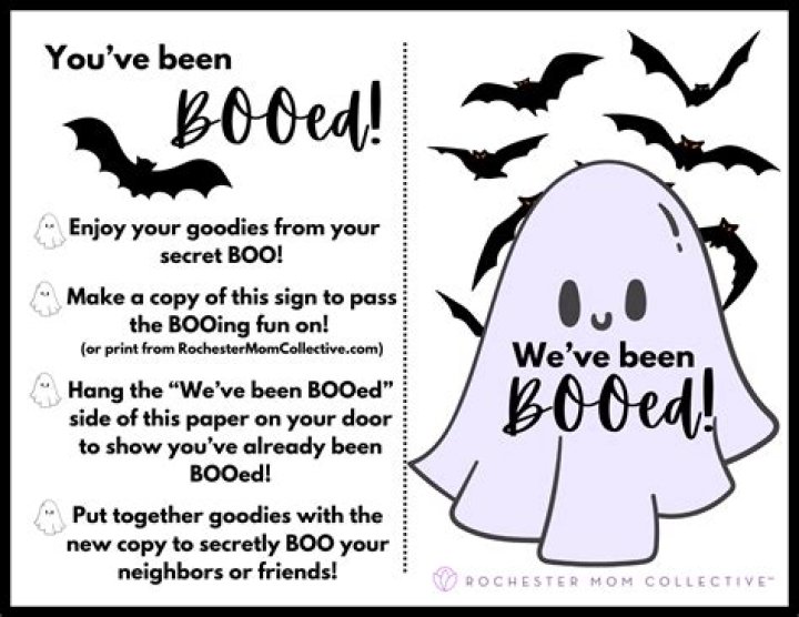 What does it mean to boo your neighbor