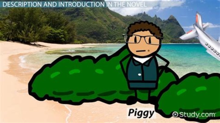 What does piggy say about the conch