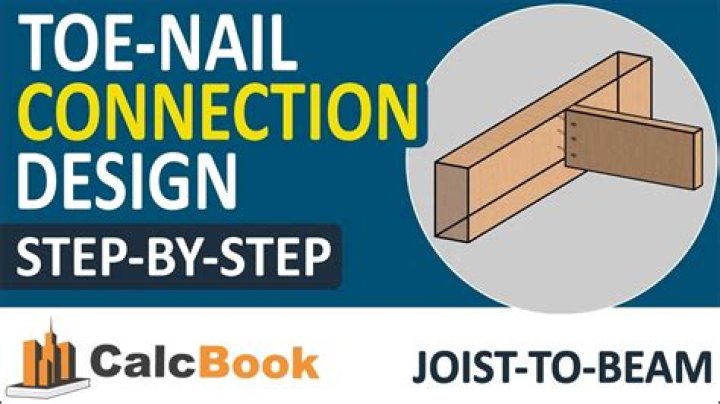 What does toe nailing a nail mean