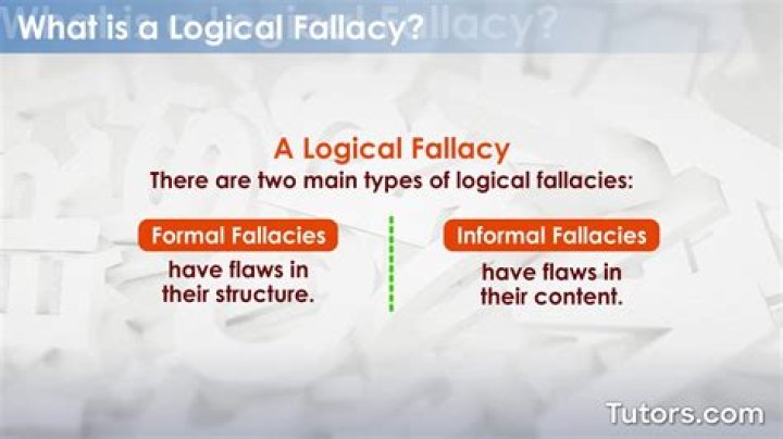 What exactly is a logical fallacy