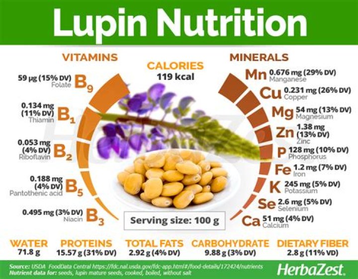 What foods are lupin found in