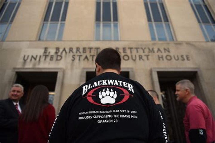 What happened Blackwater security