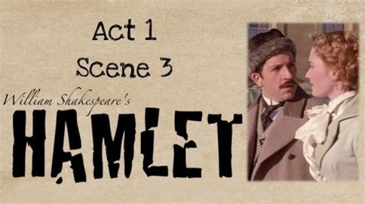 What happened in Act 1 Scene 3 of Hamlet