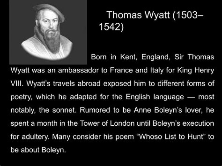 What happened to Sir Thomas Wyatt