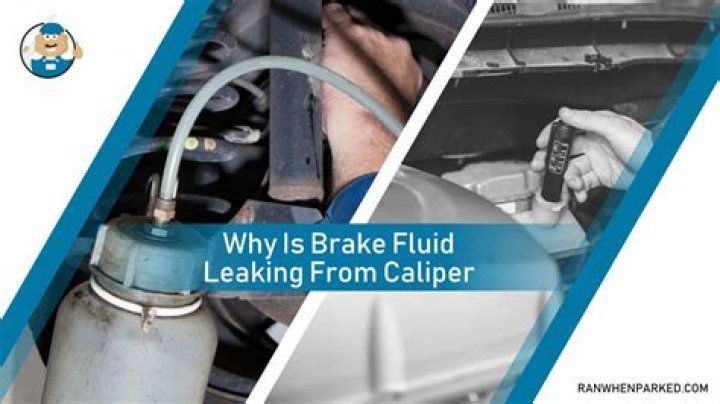 What happens if brake fluid is leaking