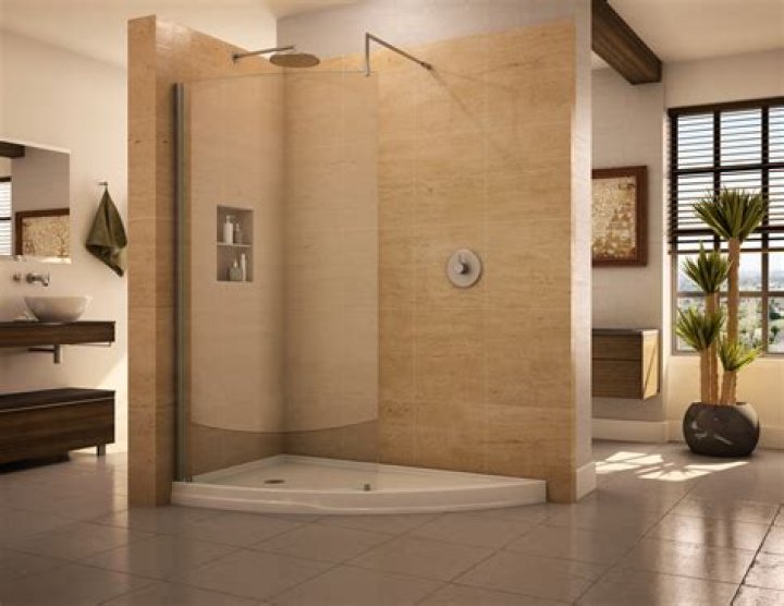 What is a doorless shower