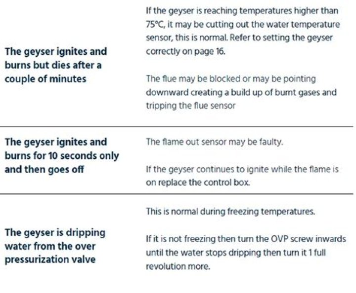 What is a low pressure geyser