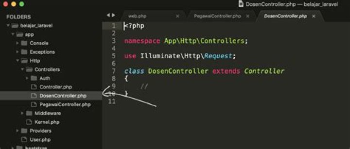 What is controller PHP in laravel