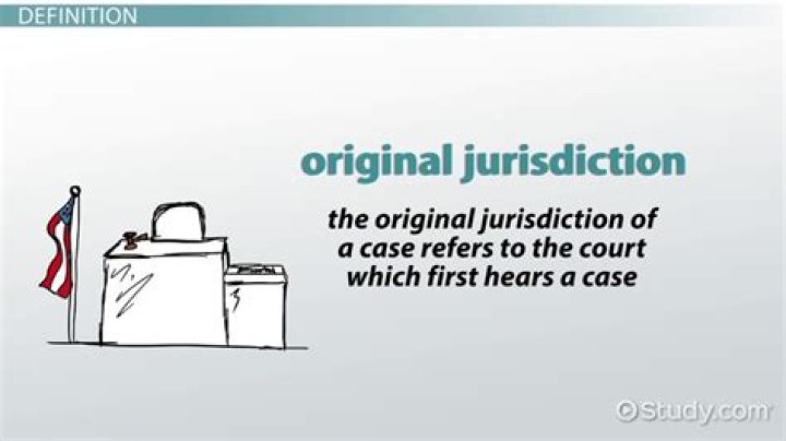 What is jurisdiction with example