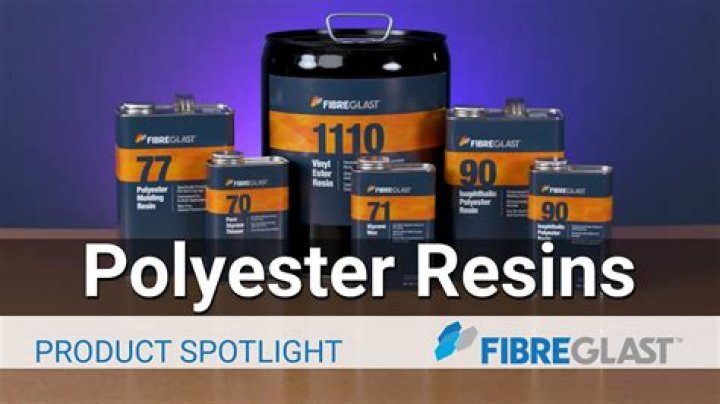 What is polyester resin made from