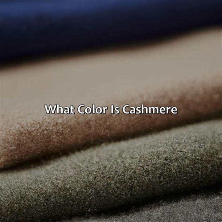 What is the color of cashmere