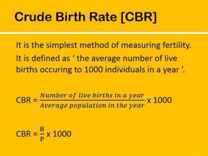 What is the meaning of crude birth