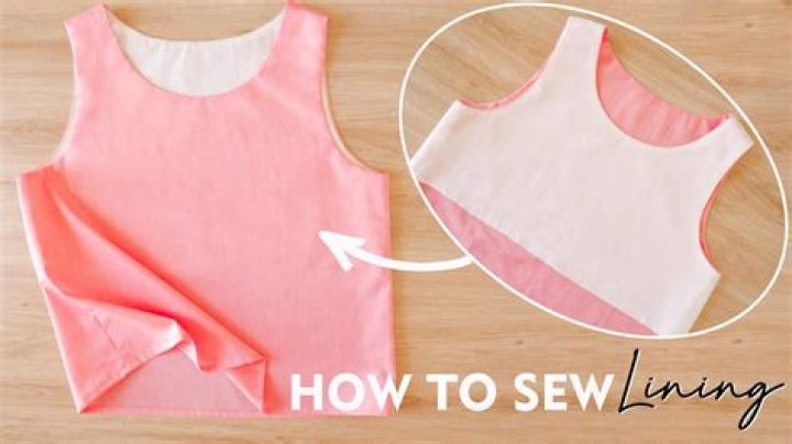 What material is used for lining a dress