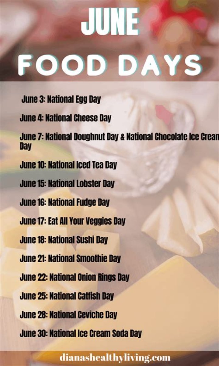 What National Food Day is in June