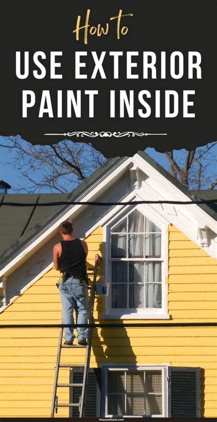 What paint to use on exterior PVC