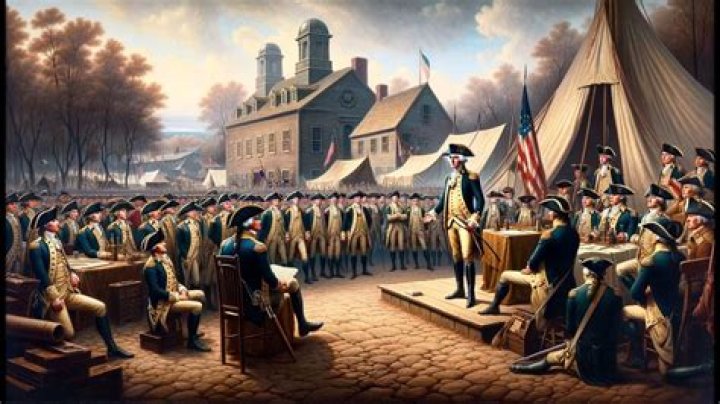 What role did General Washington play in the officers protest at Newburgh New York in 1783