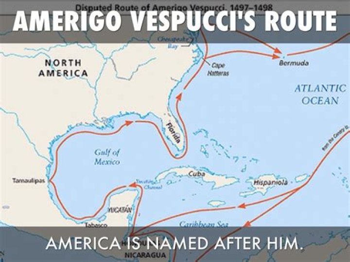 What routes did Vespucci take