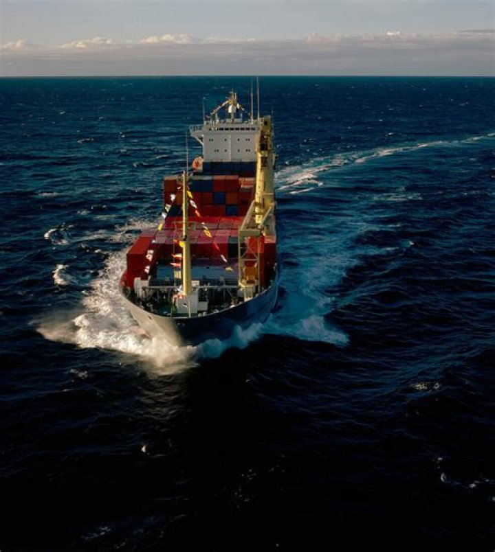 What structure in the forward region of the ship combats the effects of panting