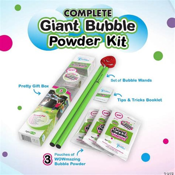 Whats in giant bubble powder